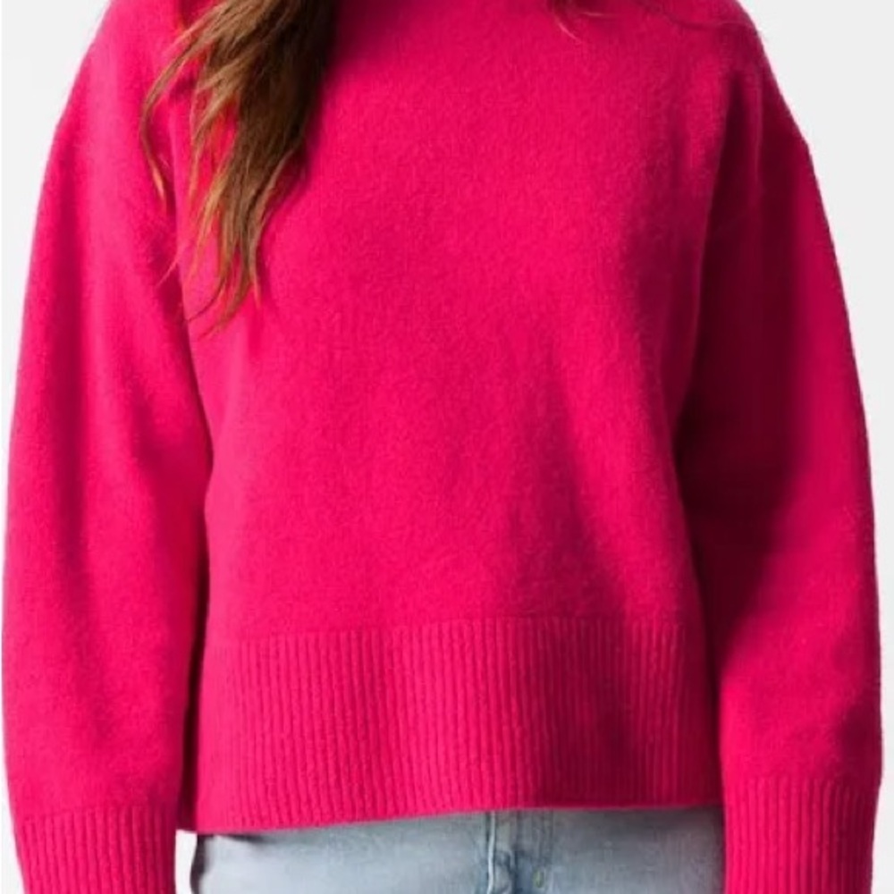 & Other Stories Pink Fuchsia Crew Neck Sweater